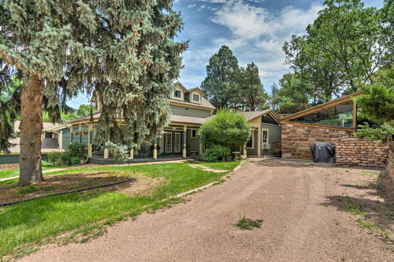 Historic Manitou Springs Victorian Walk Downtown! Villa Exterior foto